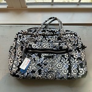 Vera Bradley Iconic Weekender Bag - Snow Lotus (retired pattern)